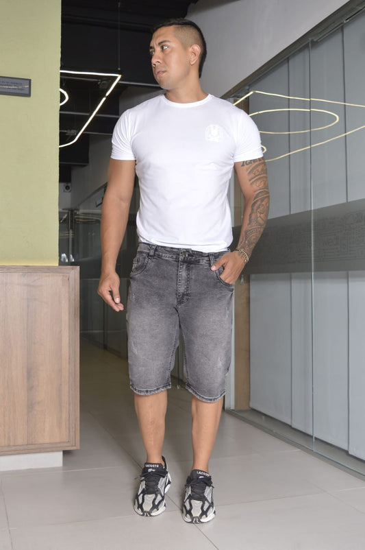 BERMUDA CABALLERO STRETCH HUMO GRIS REF 4086