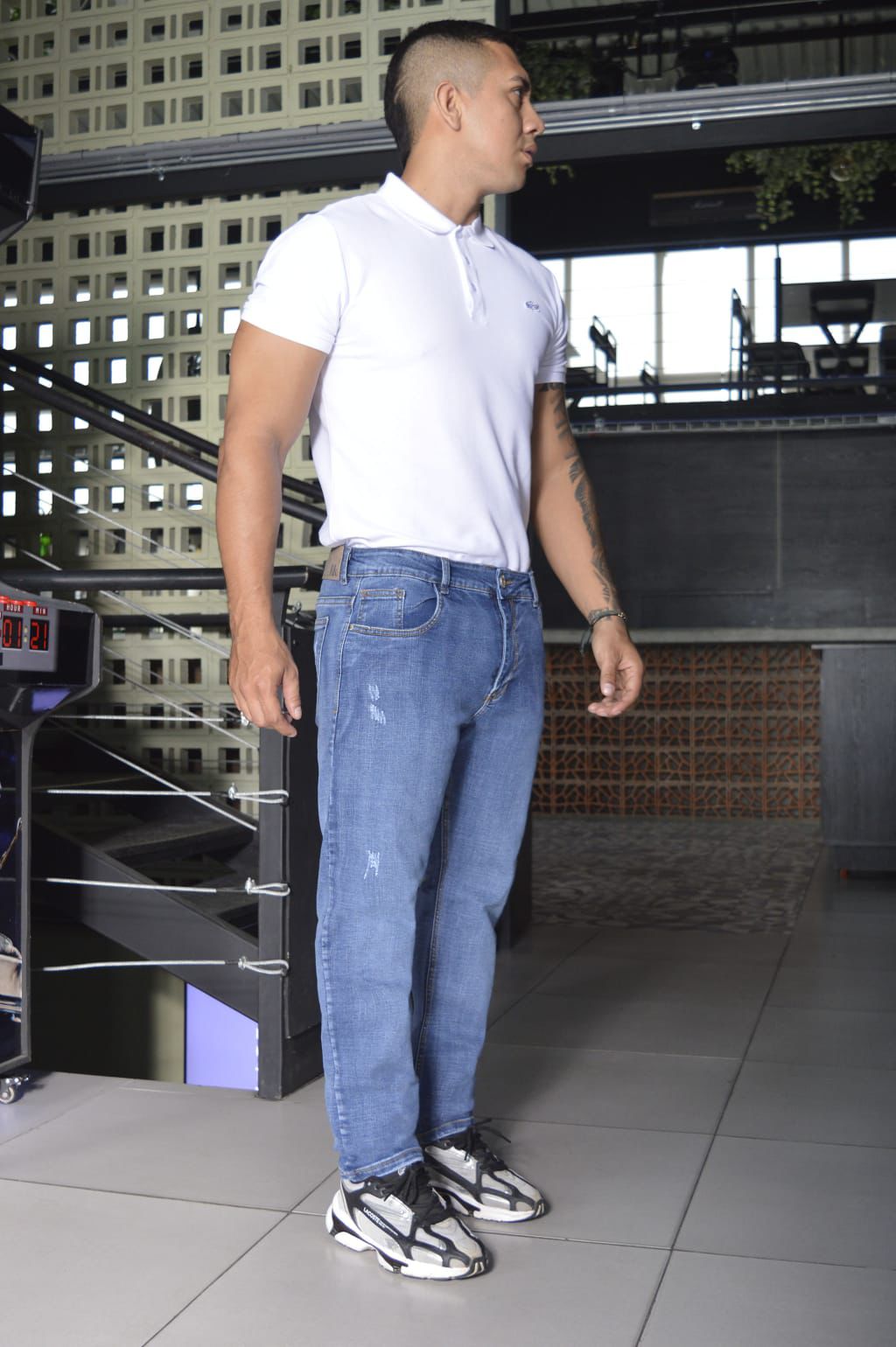 JEAN CABALLERO STRETCH AZUL CLARO REF 1122