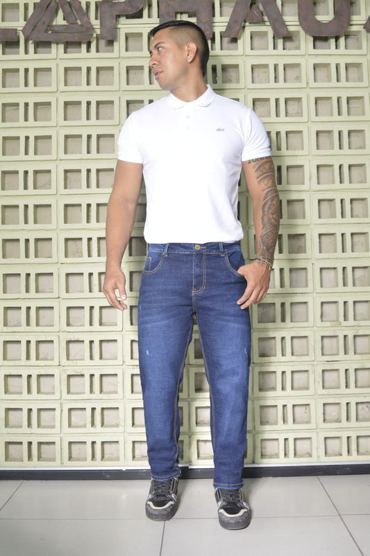 JEAN CABALLERO STRETCH AZUL REF 1120